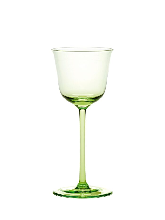 SERAX - Kozarci za belo vino 15cl Grace zelene 4kos