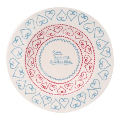 Laëtitia Rouget - You give me butterflies plate