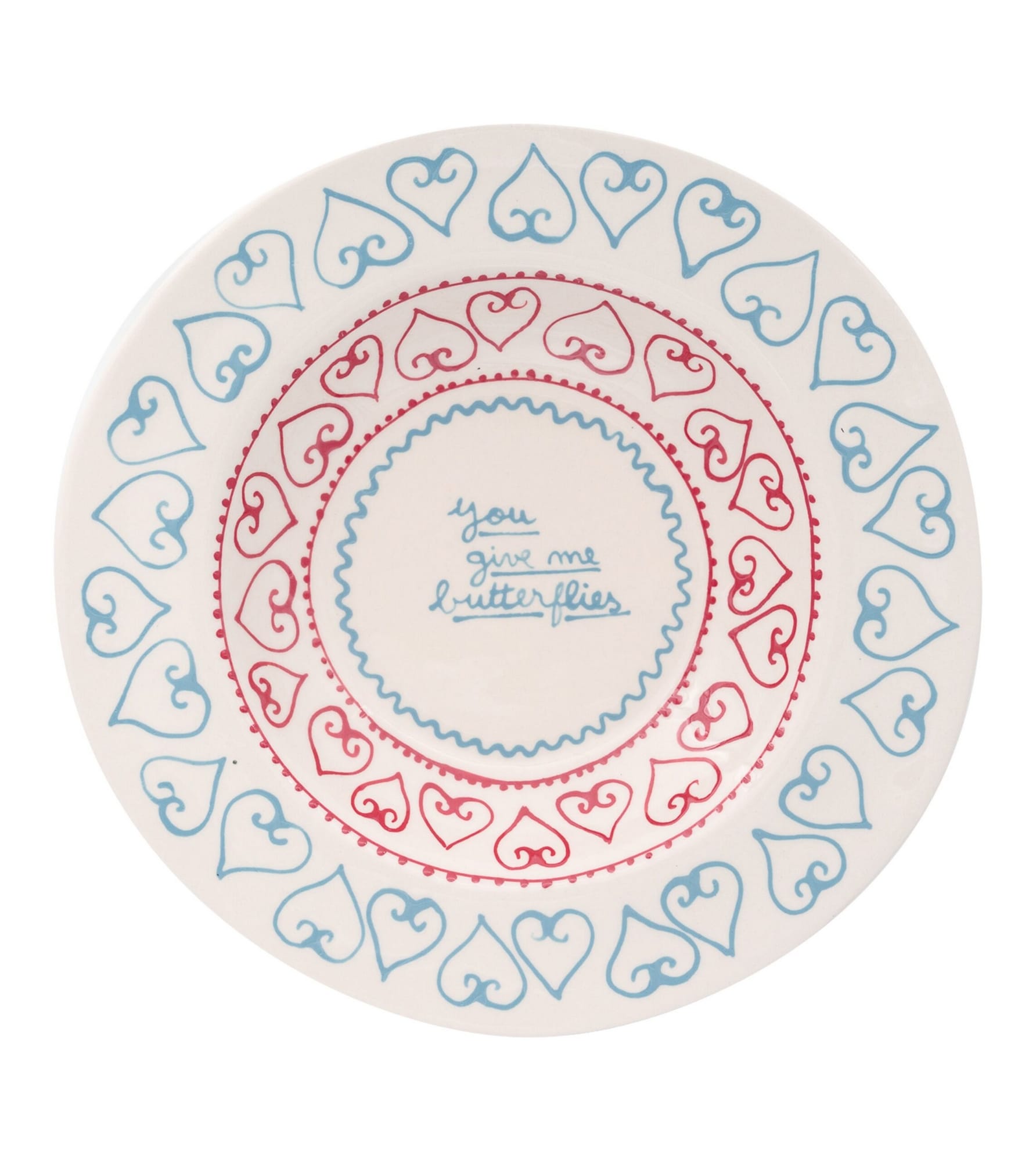 Laëtitia Rouget - You give me butterflies plate Laëtitia Rouget - You give me butterflies plate
